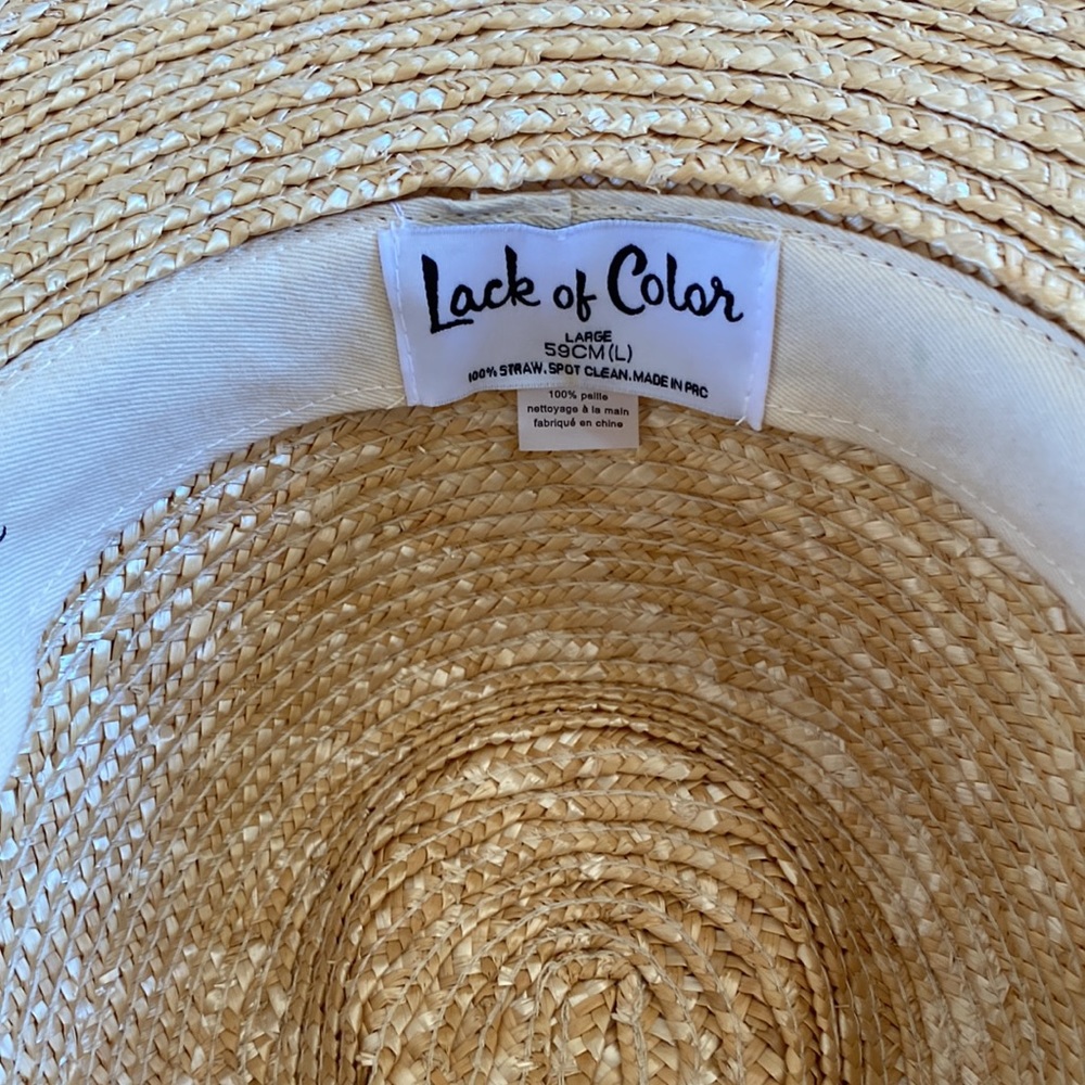 Lack Of Color Straw Rim Fedora - Picture 4 of 8